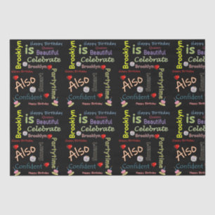 Papier Mousseline Joyeux Anniversaire Tissue Paper Brooklyn