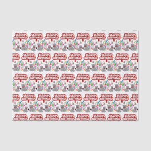 Papier Mousseline Joyeux Anniversaire Tissue Paper Cats