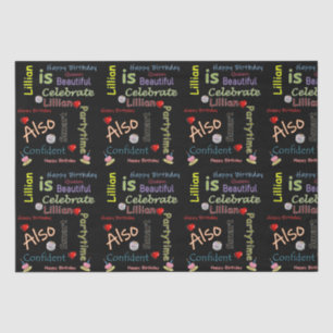 Papier Mousseline Joyeux Anniversaire Tissue Paper Lillian