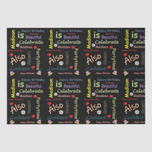 Papier Mousseline Joyeux Anniversaire Tissue Paper Madison