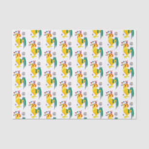 Papier Mousseline Joyeux Anniversaire Tissue Paper Rooster