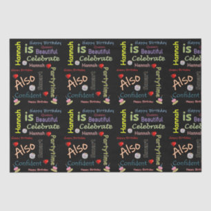 Papier Mousseline Joyeux Anniversaire Tissue Papier Hannah