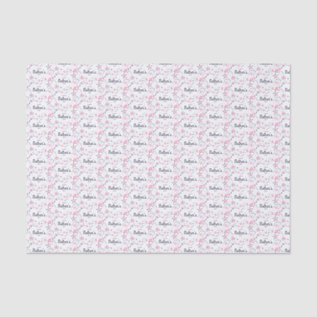 Papier Mousseline Joyeux Fête des Mères (Recto)