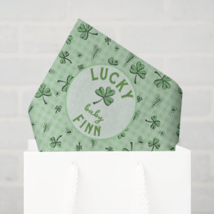 Papier Mousseline Joyeux garçon de la Saint-Patrick