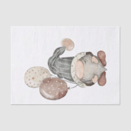 Papier Mousseline Joyeux Gnome d'anniversaire