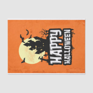 Papier Mousseline Joyeux Halloween