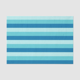 Papier Mousseline Joyeux Hanukkah   motif rayé bleu et sarcelle
