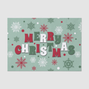 Papier Mousseline Joyeux Noël