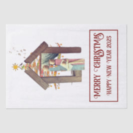 Papier Mousseline Joyeux Noël !