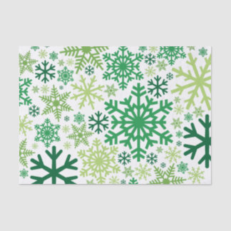 Papier Mousseline Joyeux Noël hiver Motif de flocon de neige