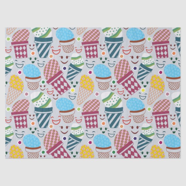 Papier Mousseline Joyeux Pâques (Recto)