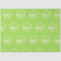 Joyeux texte de Pâques sur vert