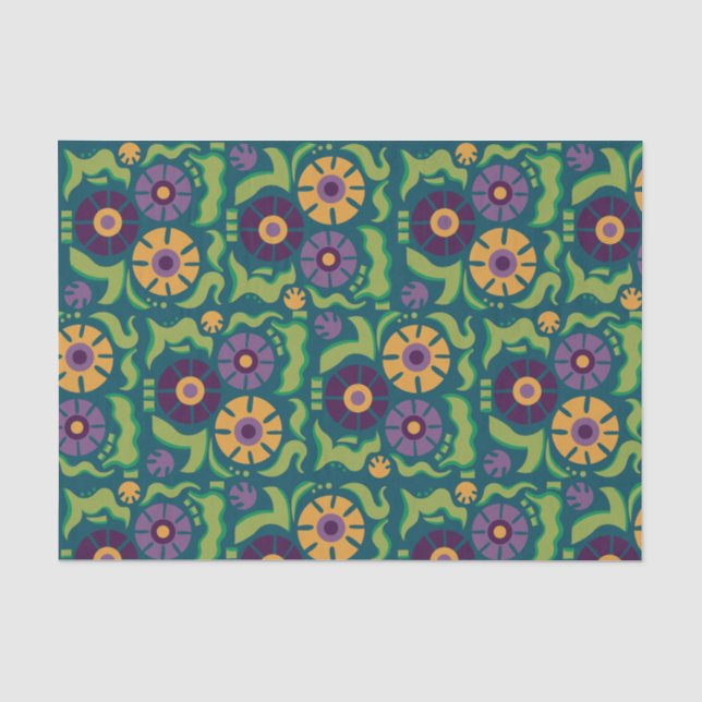 Papier Mousseline Jungle Daisy (Recto)
