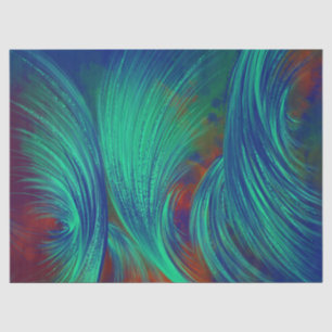 Papier Mousseline Jungle toxique - Plumes de Phoenix