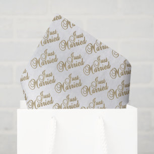 Papier Mousseline Juste motif marié