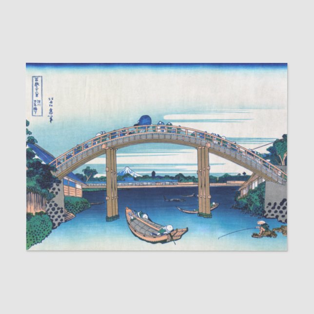 Papier Mousseline Katsushika Hokusai (Recto)