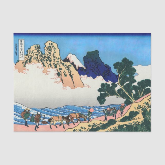 Papier Mousseline Katsushika Hokusai (Recto)