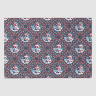 Papier Mousseline Kawaii Christmas Fox Dot Mandala Diamond TIle