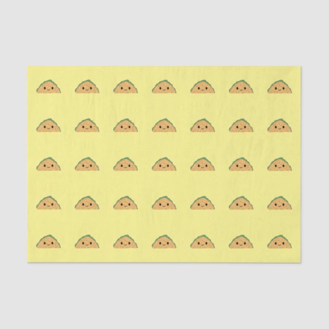 Papier Mousseline Kawaii Taco (Recto)