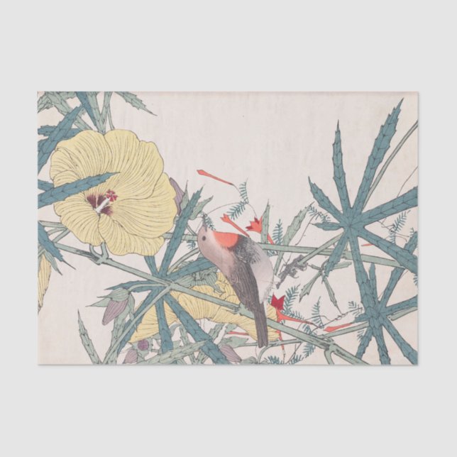 Papier Mousseline Keinen Kachō Gafu, Pl.31 par Imao Keinen (Recto)