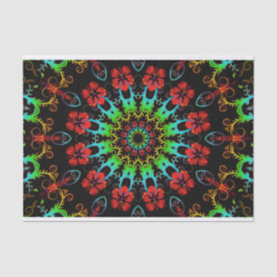 Papier Mousseline Ketmie de fleur de kaléidoscope II + votre idée