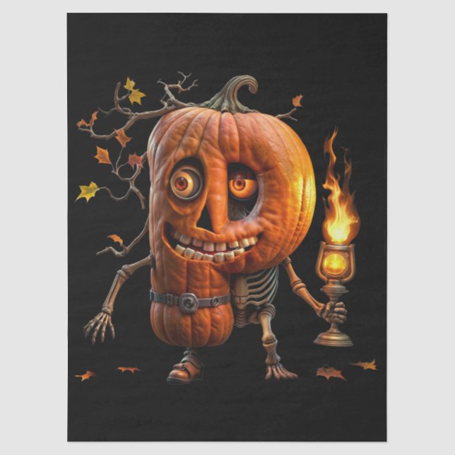 Papier Mousseline Kine de Halloween (Recto)