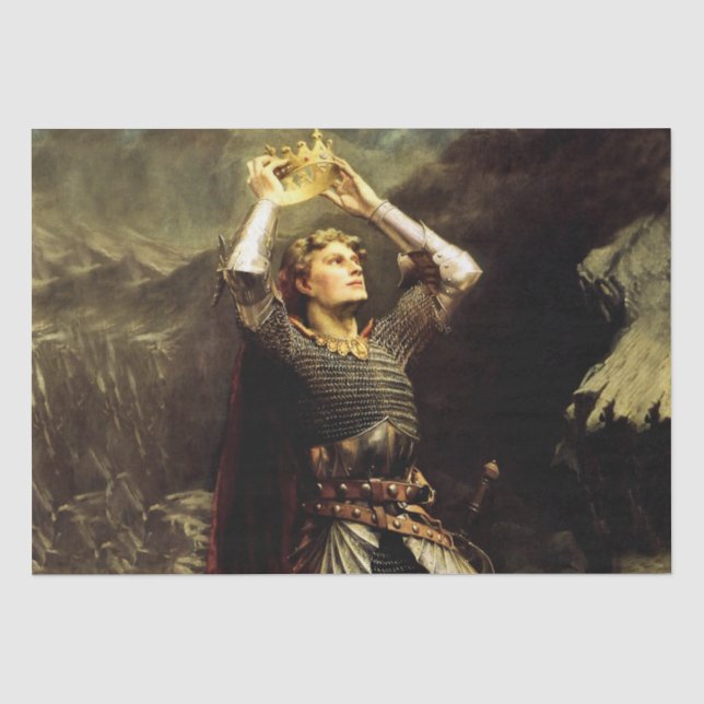 Papier Mousseline King Arthur par Charles Ernest Butler (Recto)