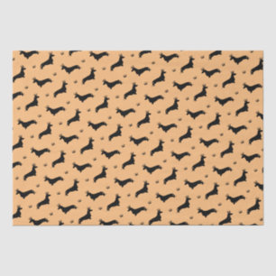 Papier Mousseline King Short Hair Dachshund - motif 1