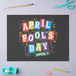 Papier Mousseline Kit de blagues drôles pour le jour d'avril