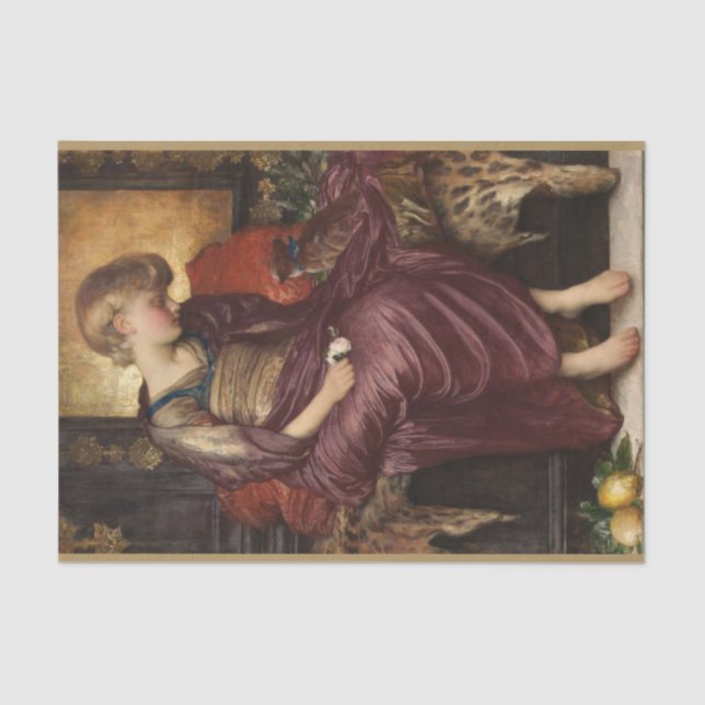 Papier Mousseline Kitten (par Frederic Leighton) (Recto)