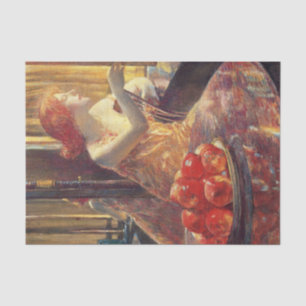 Papier Mousseline Kitty Hughes (Belle Américaine Red-Haired Woman)