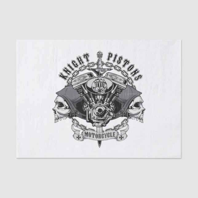 Papier Mousseline knight pistons moto (Recto)
