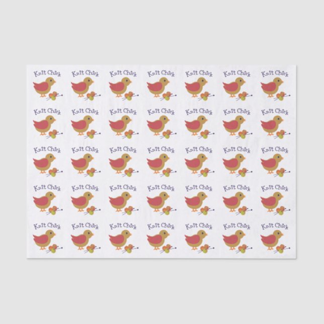 Papier Mousseline Knit Chick (Recto)