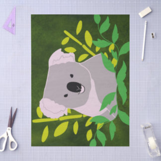 Papier Mousseline koala