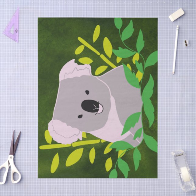 Papier Mousseline koala (Artisanat)