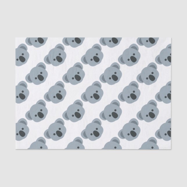 Papier Mousseline Koala emoji (Recto)