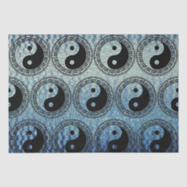 Papier Mousseline La balance : Ba Gua, huit trigrammes yin yang TCM