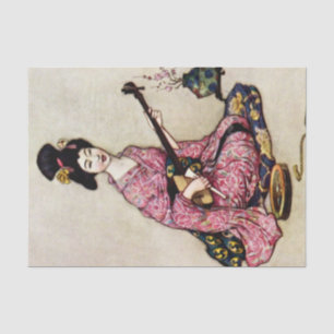 Papier Mousseline « La Belle Danseuse de Yedo » par Warwick Goble