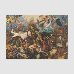 Papier Mousseline La chute des anges rebelles par Pieter Bruegel