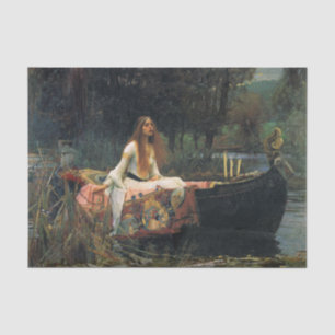 Papier Mousseline La Dame de Shalott, par John William Waterhouse
