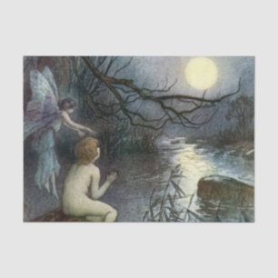 Papier Mousseline ”La Fée de la Lune” par Warwick Goble