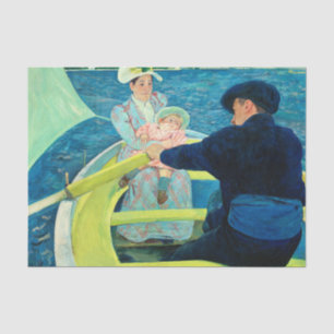 Papier Mousseline La fête nautique par Mary Cassatt