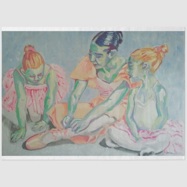 Papier Mousseline La leçon de danse - Document de réflexion (Recto)