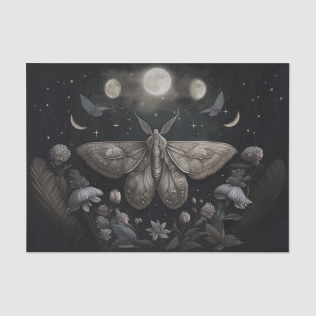 Papier Mousseline La Lune de Michelle, Magnifique Moth (Recto)