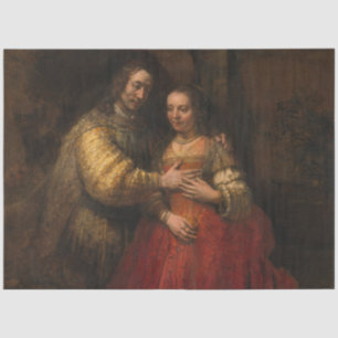 Papier Mousseline La mariée juive (par Rembrandt)