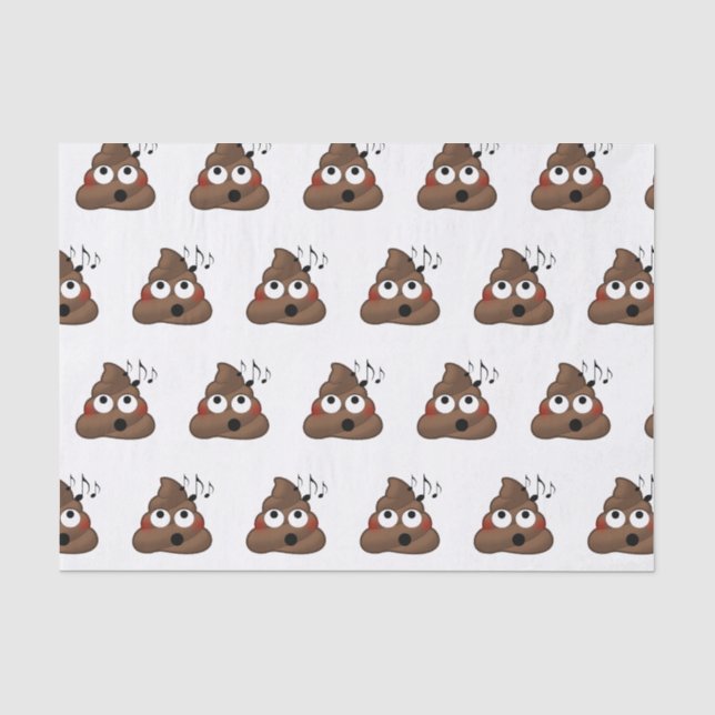 Papier Mousseline La musique note la dunette Emoji (Recto)