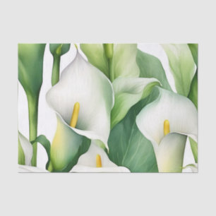 Papier Mousseline La nature blanche de Calla Lily