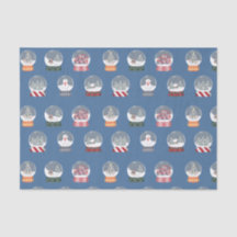 La neige globes motif -