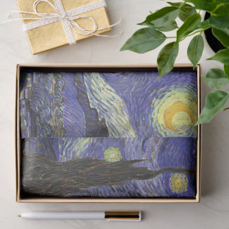 Papier Mousseline La Nuit étoilée de Vincent van Gogh