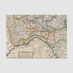 Papier Mousseline La partie supérieure de l'Italie